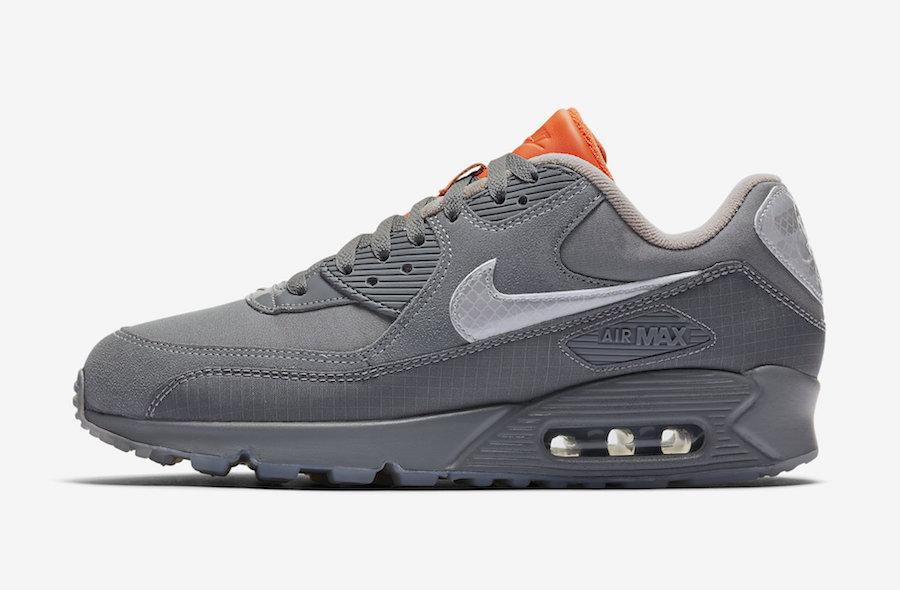 The Basement Nike Air Max 90 Grey Orange CI9111-003 Release Date