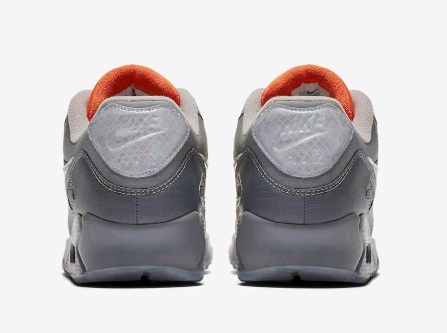 The Basement Nike Air Max 90 Grey Orange CI9111-003 Release Date