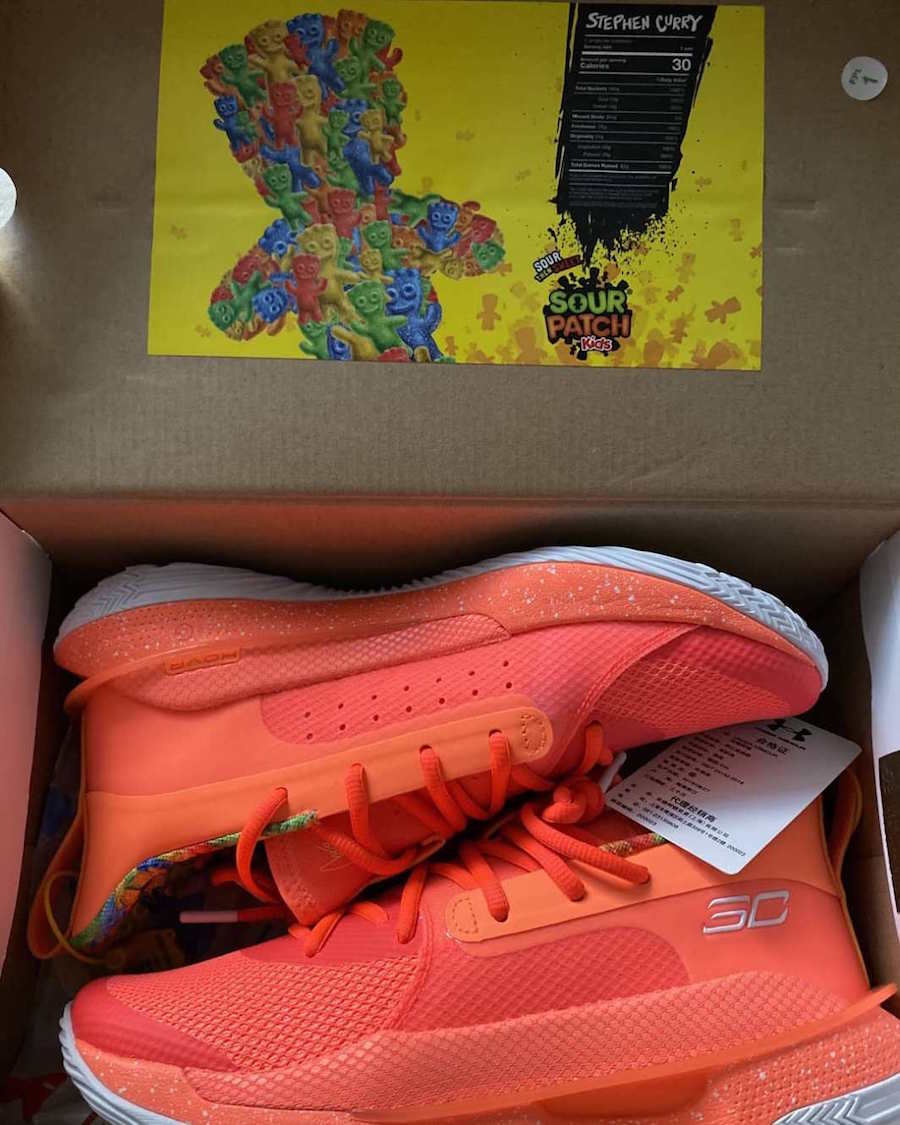 UA Curry 7 Sour Patch Kids Orange Release date Info