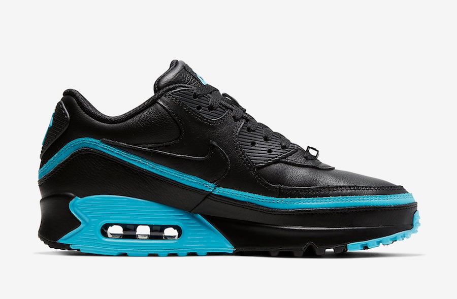 Undefeated Nike Air Max 90 Black Blue Fury CJ7197-002 Release Date Info