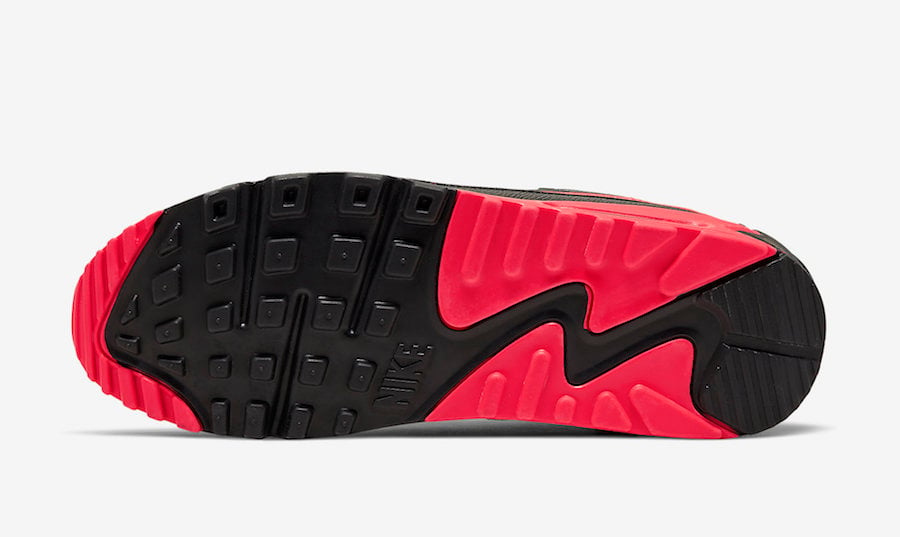 Undefeated Nike Air Max 90 Black Solar Red CJ7197-003 Release Date Info