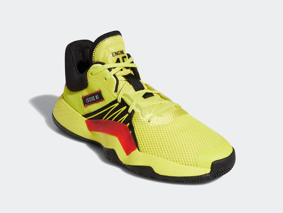 adidas DON Issue 1 Shock Yellow EG5667 Release Date Info