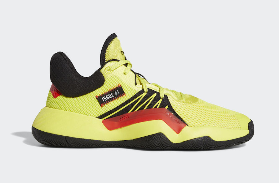 adidas DON Issue 1 Shock Yellow EG5667 Release Date Info