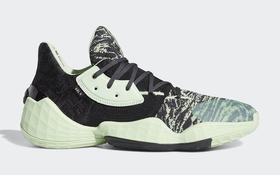 adidas Harden Vol. 4 Glow Green EF1000 Release Date Info