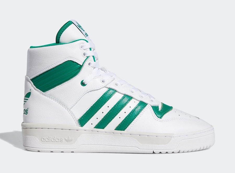 adidas hi white green