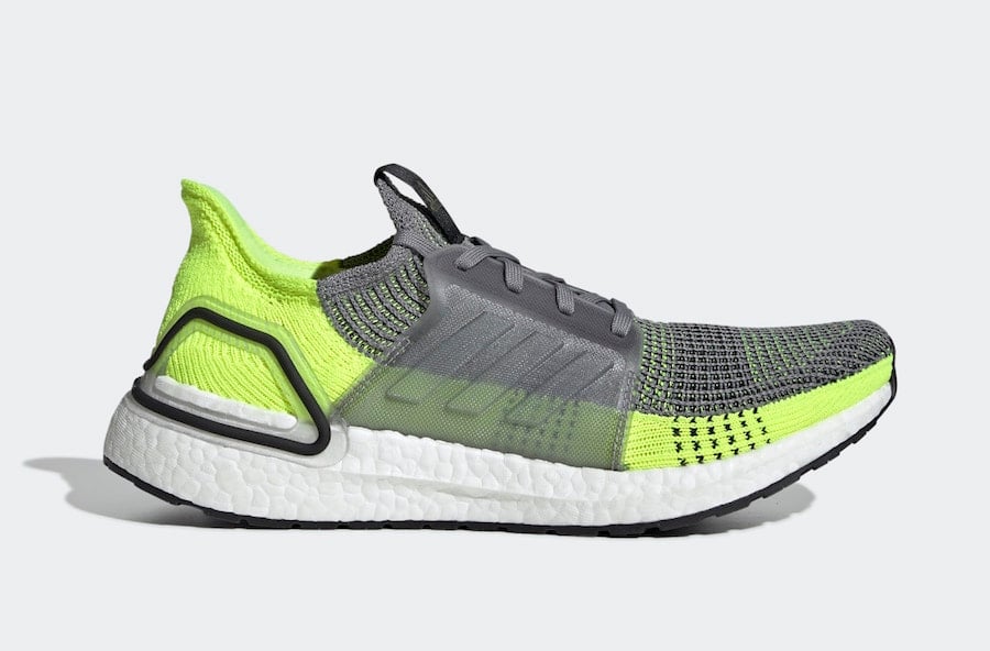 adidas Ultra Boost 2019 in Grey and Volt