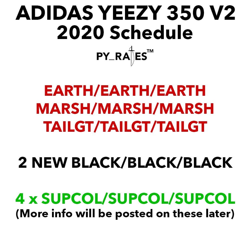 adidas Yeezy Boost 350 V2 2020 Release Date Info