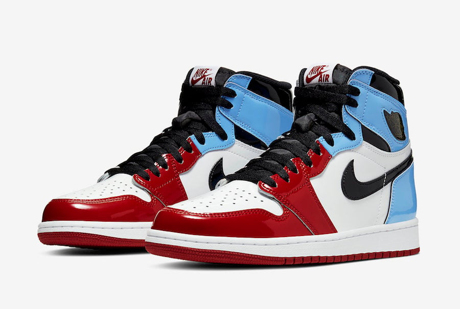 red blue and white 1s