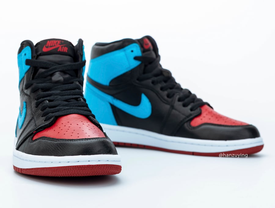 Air Jordan 1 Satin Black Gym Red 555088-060 WMNS UNC to Chicago CD0461-046 Release Date
