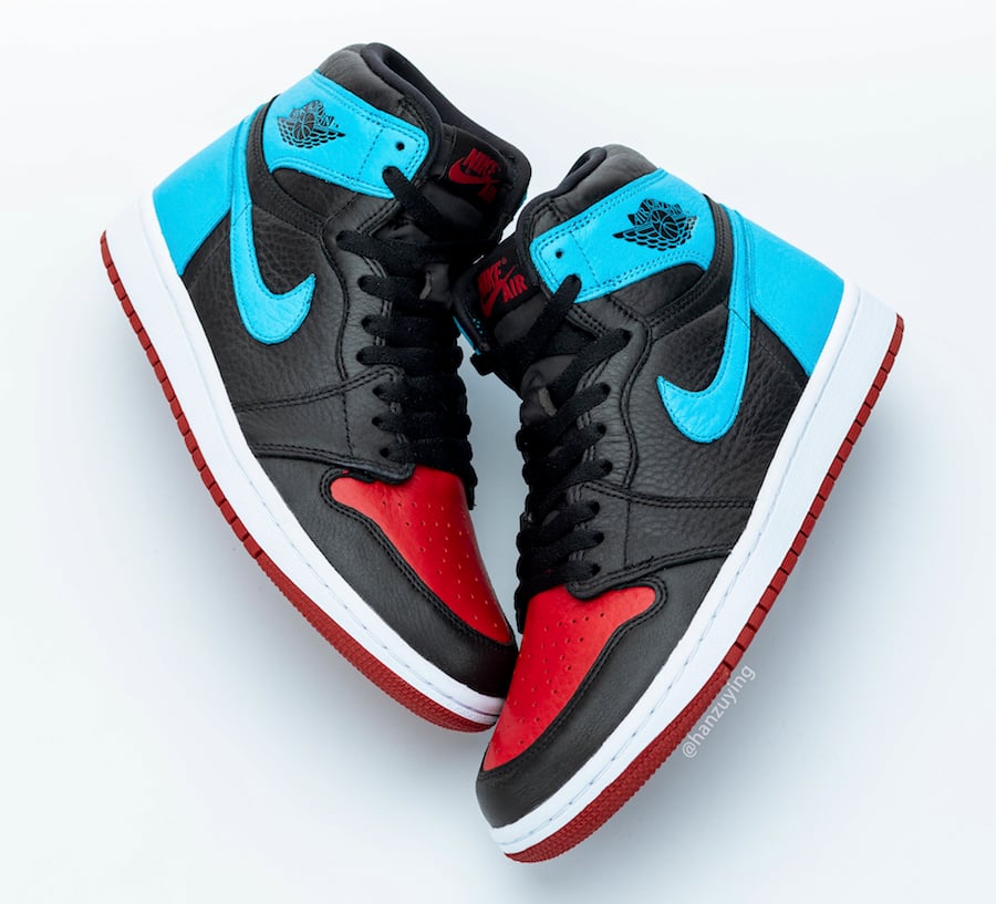 jordan 1 unc to chicago men