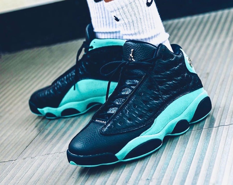 turquoise 13 jordans