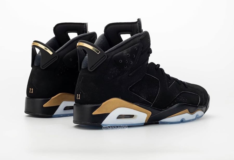 black and gold dmp jordan 6