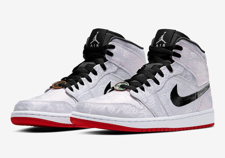 CLOT x Air Jordan 1 Mid ‘Fearless’ Official Images