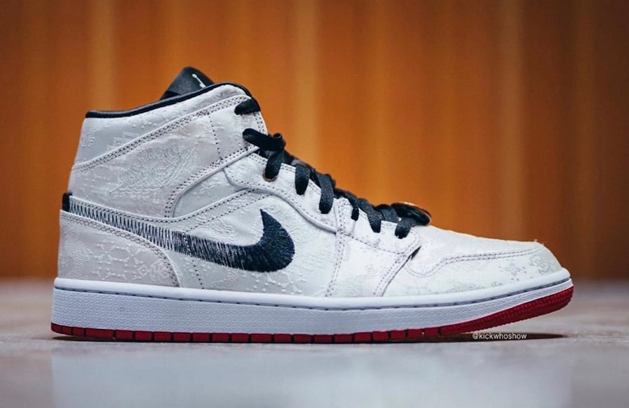 CLOT Air Jordan 1 Mid Fearless CU2804-100 Release