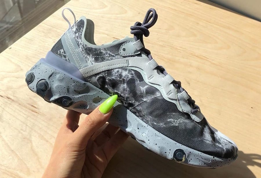 men's nike x kendrick lamar react element 55 casual shoes