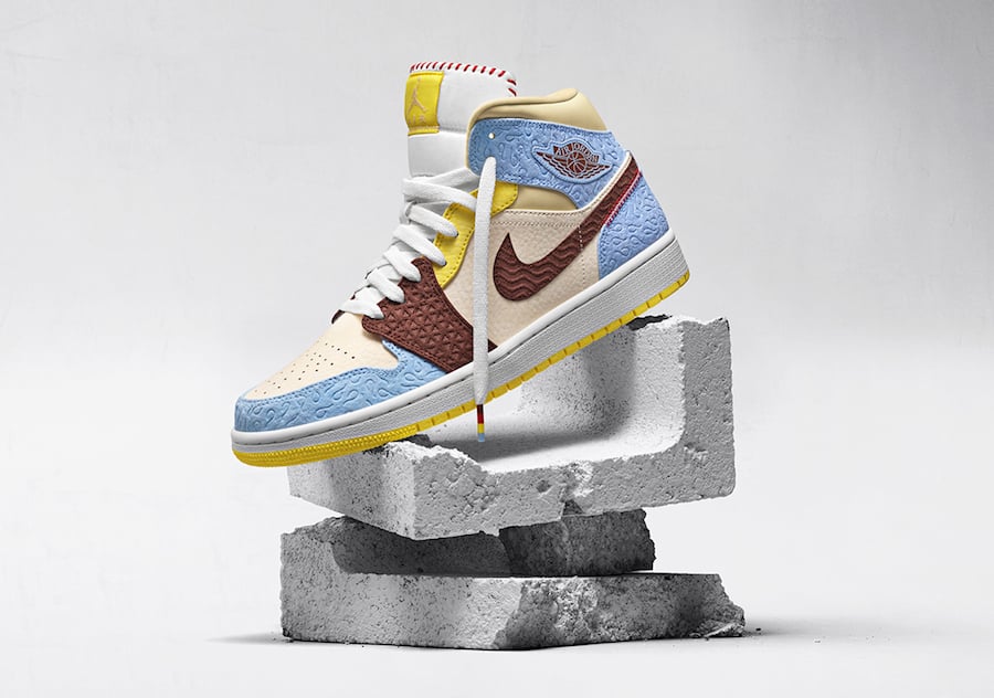 Maison Chateau Air Jordan 1 Mid Fearless Release Date Info