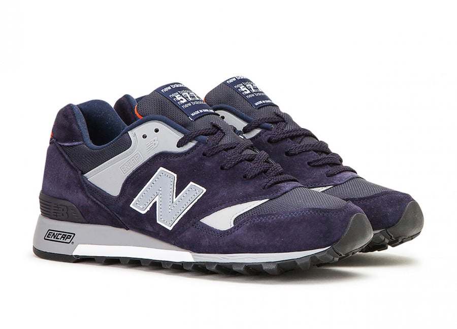 New Balance M577 NGR Made in England Features Navy and Grey