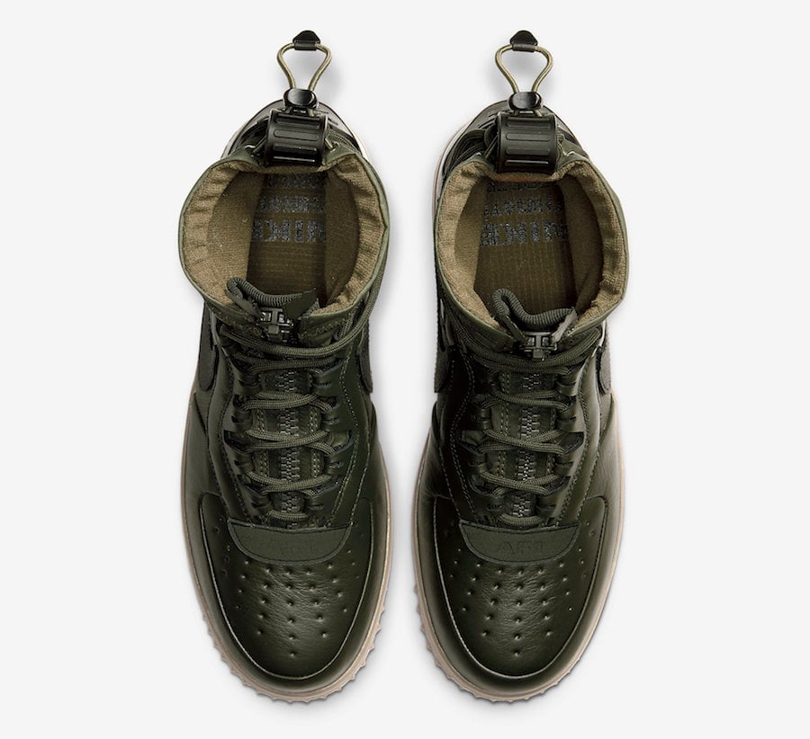 Nike Air Force 1 High Gore-Tex Olive Gum CQ7211-300 Release Date Info
