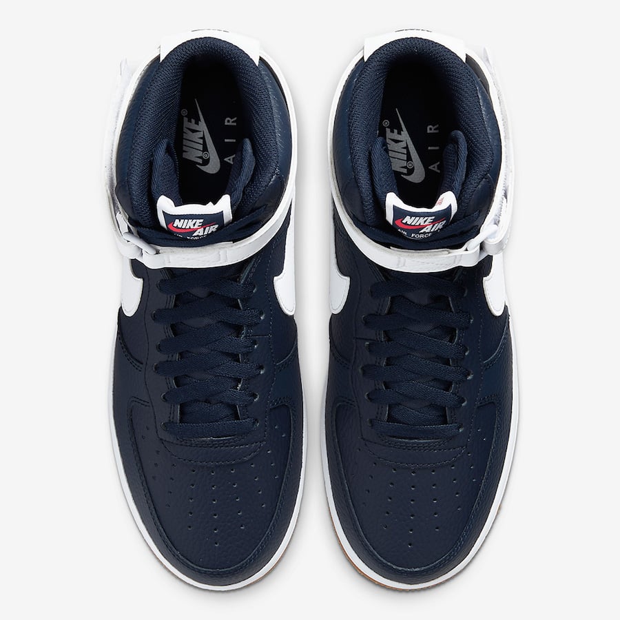 Nike Air Force 1 High Obsidian Gum AT7653-400 Release Date Info