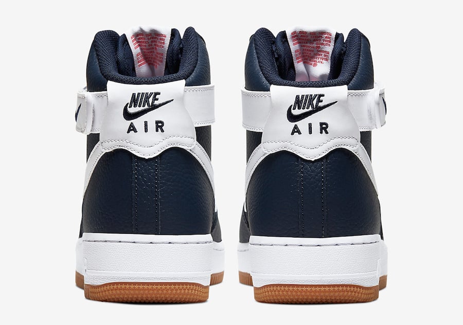 Nike Air Force 1 High Obsidian Gum AT7653-400 Release Date Info