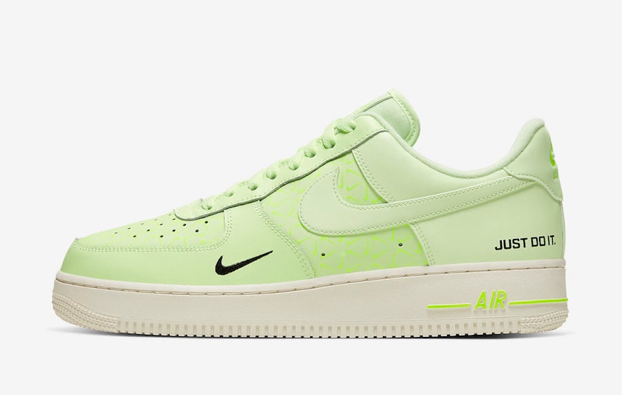 highlighter yellow air force 1