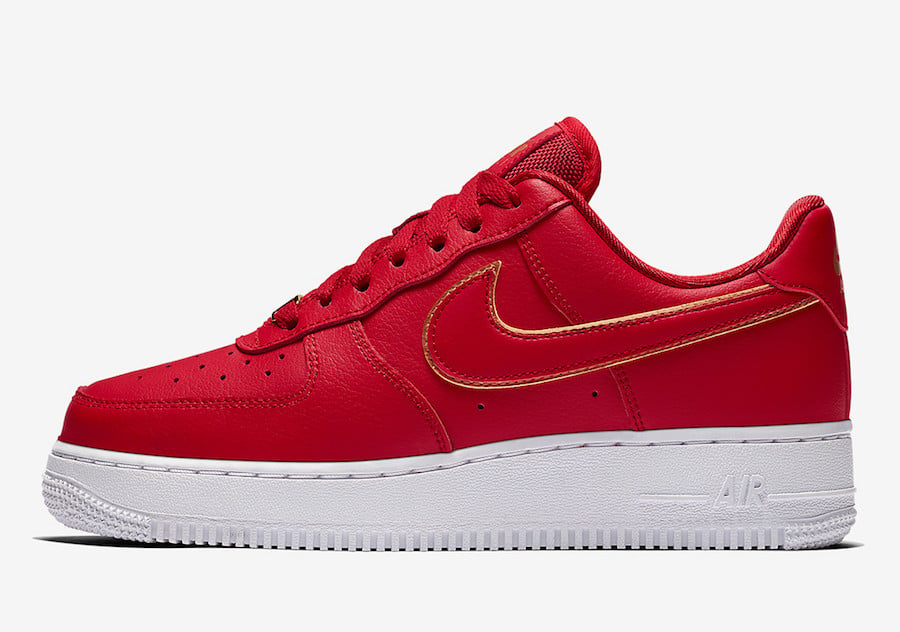 Nike Air Force 1 Low Red Gold AO2132-602