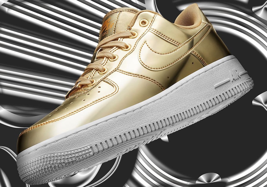 Nike Air Force 1 Metallic Gold Singles Day Release Date Info