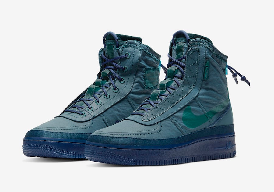 Nike Air Force 1 Shell Midnight Turquoise BQ6096-300 Release Date Info