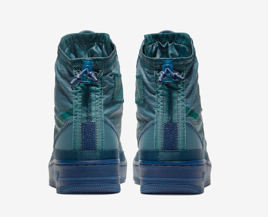 Nike Air Force 1 Shell Midnight Turquoise BQ6096-300 Release Date Info