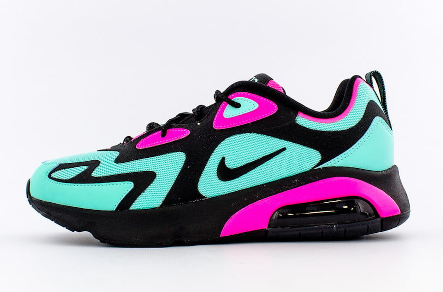 pink and teal nike