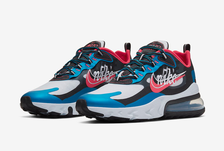 Nike Air Max 270 React Script Swoosh CT1616-400 Release Date Info