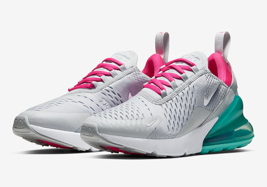 nike air max 270 pink teal