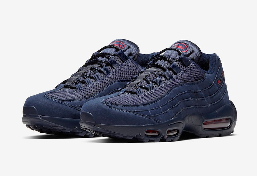 Nike Air Max 95 in Navy and Red