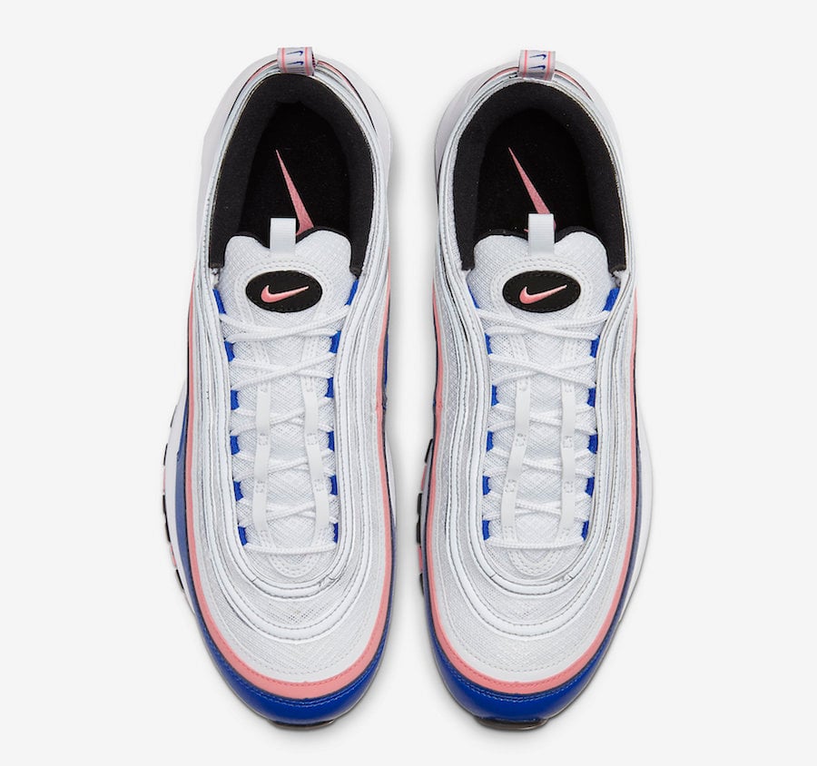 Nike Air Max 97 White Game Royal Pink 921826-107 Release Date Info