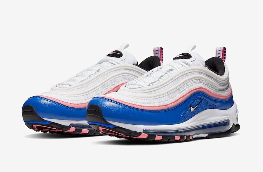 nike air max 97 blue pink white