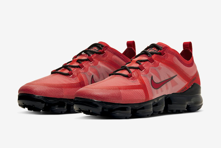 Nike Air VaporMax 2019 in Red and Crimson