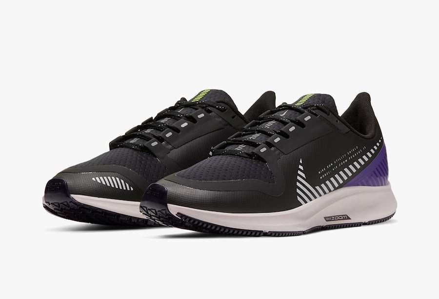 Nike Air Zoom Pegasus 36 Shield Black Silver Sand AQ8006-002 Release Date Info