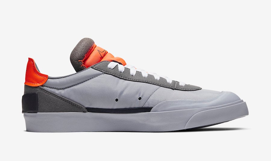 Nike Drop Type LX Wolf Grey Total Orange AV6697-002 Release Date Info