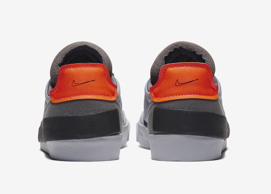 Nike Drop Type LX Wolf Grey Total Orange AV6697-002 Release Date Info
