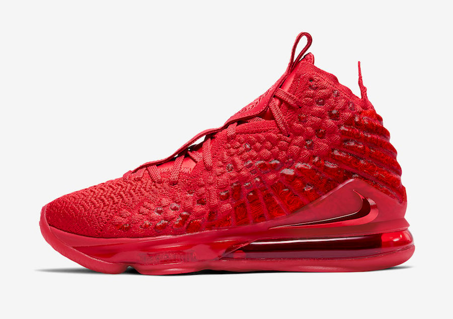 Nike LeBron 17 Red Carpet BQ3177-600 Release Date Info