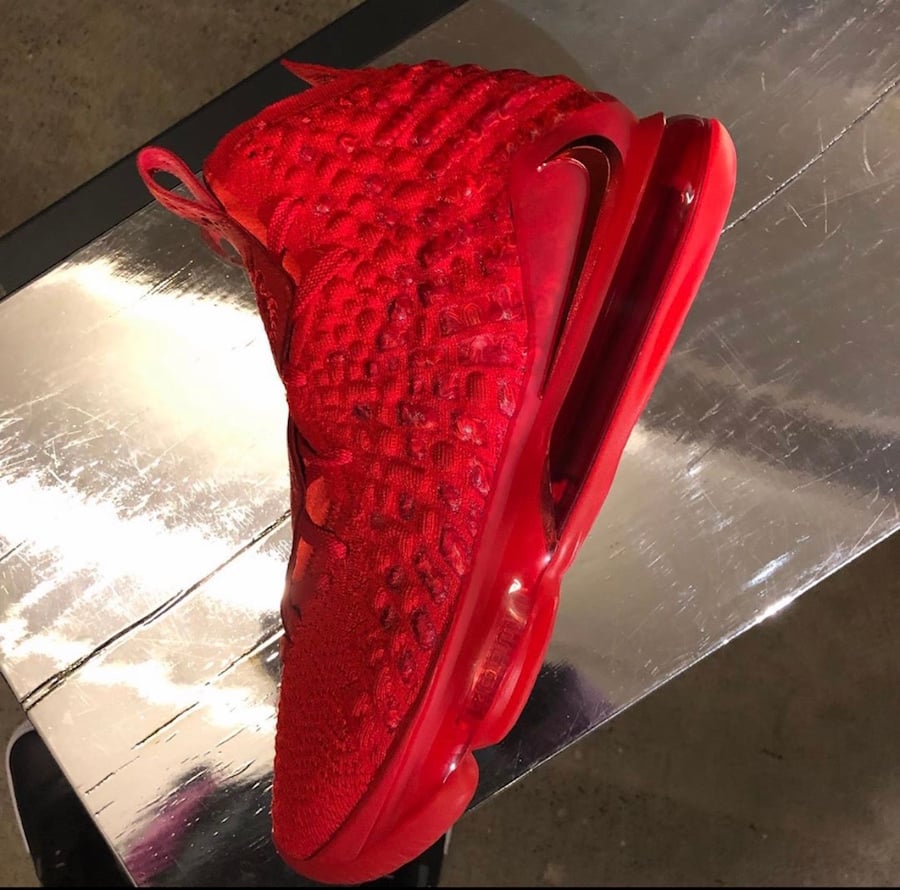 Nike LeBron 17 University Red BQ3177-600 Release