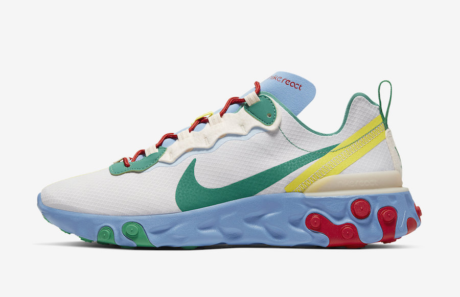 Nike React Element 55 SE Guava Ice Lucid Green CT1142-800 Release Date Info