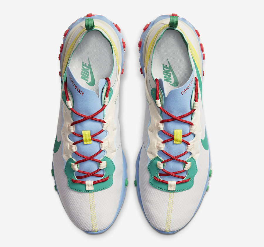 Nike React Element 55 SE Guava Ice Lucid Green CT1142-800 Release Date Info