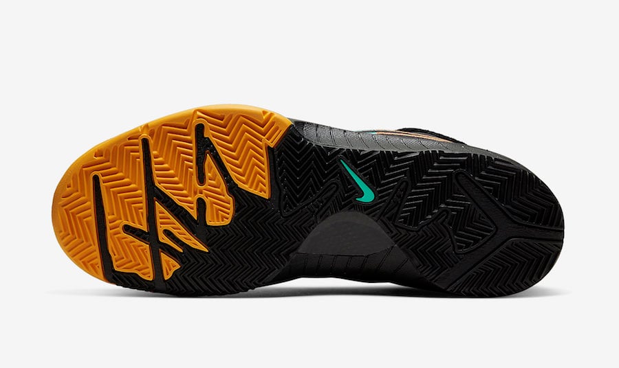 Nike Zoom Kobe 4 Protro Black Snake Aurora Green University Gold AV6339-002 Release Date Info