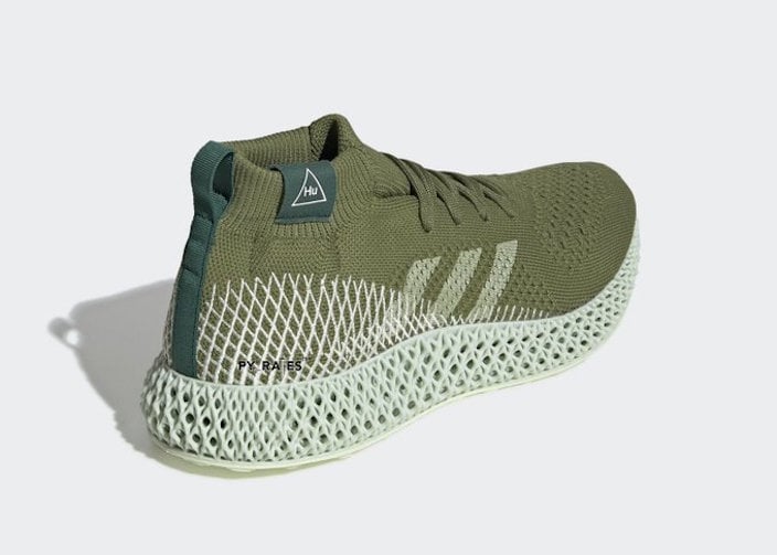 Pharrell adidas 4D Olive Green Release Date Info