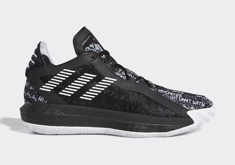 adidas Dame 6 Hecklers Black FU6807 Release Date Info