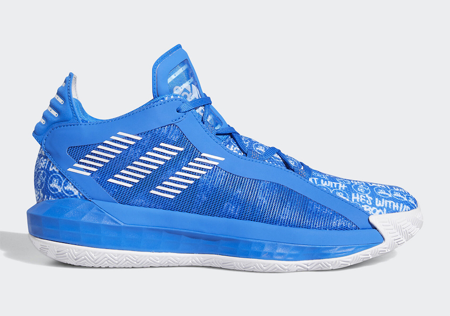 adidas Dame 6 Hecklers Blue FU6809 Release Date Info