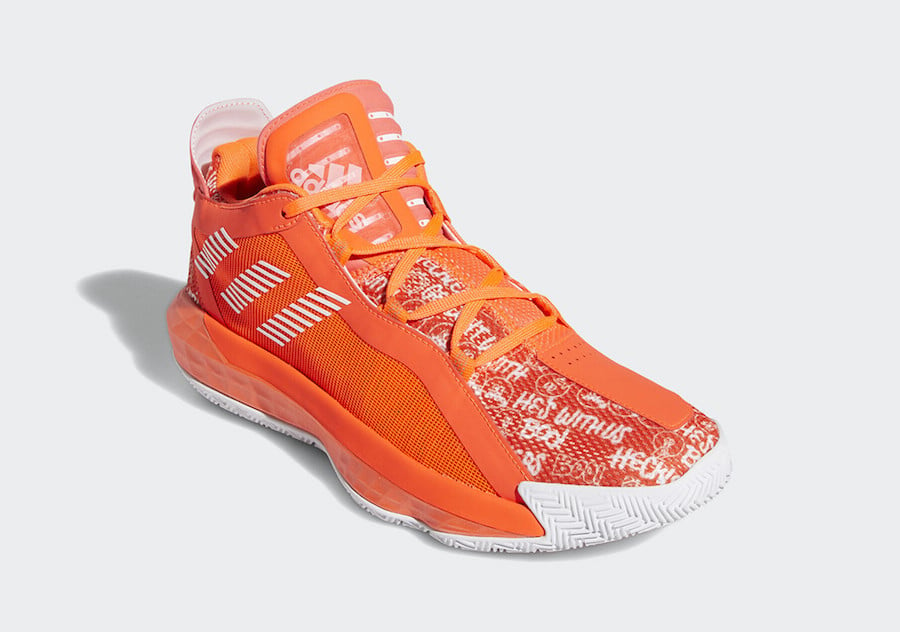 adidas Dame 6 Hecklers Solar Red FU6808 Release Date Info