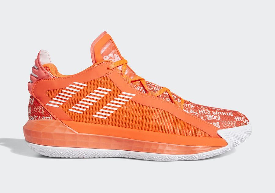 adidas Dame 6 Hecklers Solar Red FU6808 Release Date Info