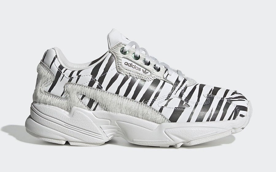 adidas falcon animal print